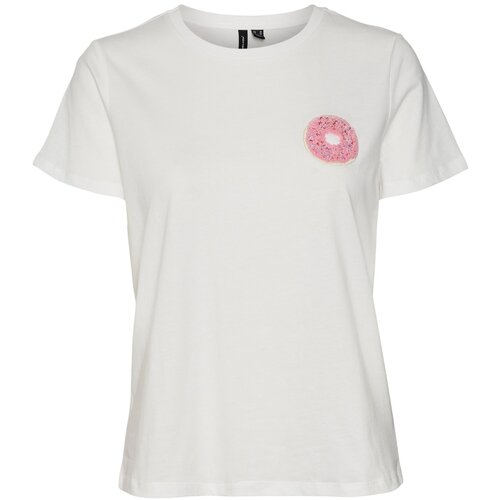 Vero Moda Majica &amp;#039;MIAFRANCIS&amp;#039; ljubičasta / svijetloroza / crvena / bijela Slike