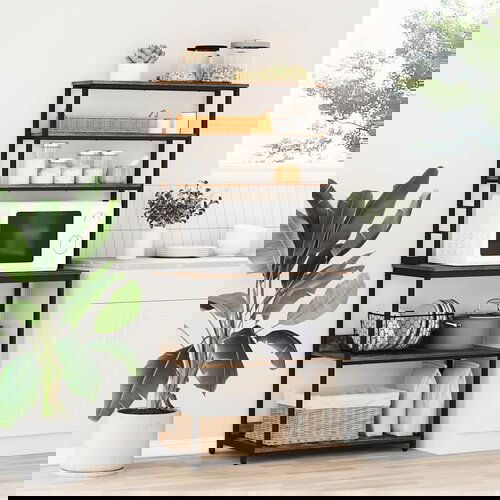 VidaXL Kuhinjska polica Dimljeni hrast 80 x 40 x 168 cm Slike