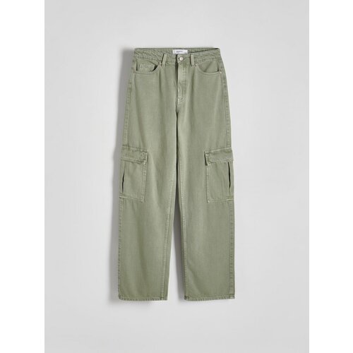 Reserved Ladies` jeans trousers - zelena Cene
