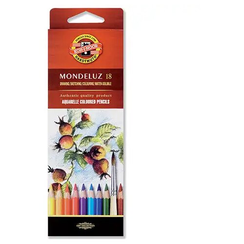 ICO Koh-I-Noor Mondeluz 3717 Aquarell drvene bojice 18kom Cene