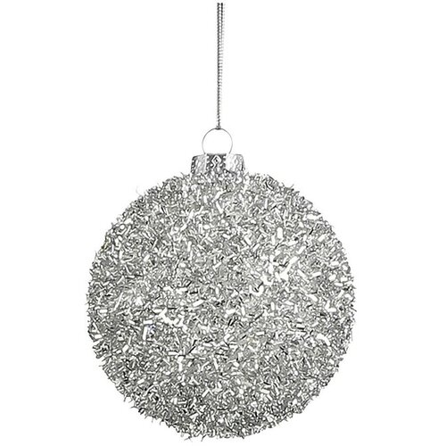 novogodišnja dekoracija - hanging ball 8cm 1101087 - silver - edl ( 041345 ) Cene