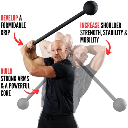 MANIDEA macebell - čekić za crossfit sa kuglom 3 kg Slike