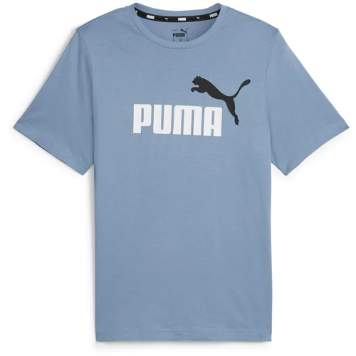 Puma Tehnička sportska majica 'Essentials' golublje plava / crna / bijela
