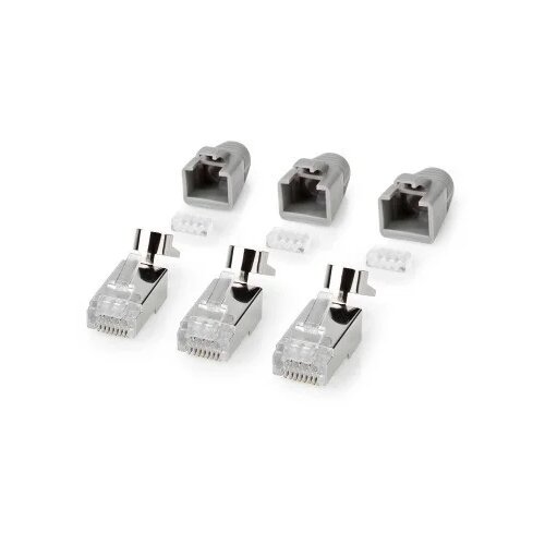 Nedis RJ45 CAT7 Mrezni konektori muski metalni 10 kom Cijene