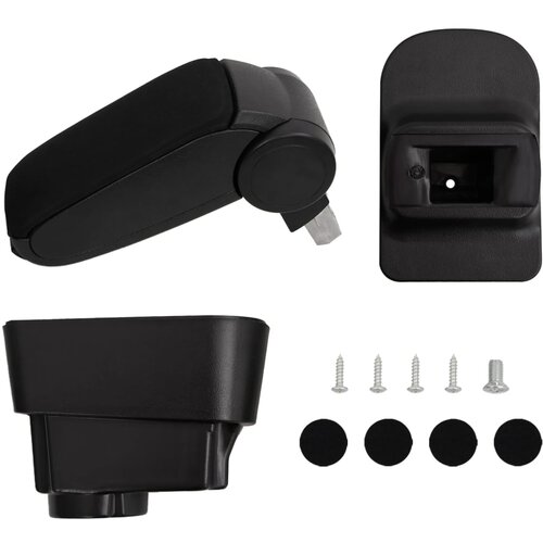 vidaXL Naslon za roke za avto črn 11x35x(32-49) cm ABS Cene