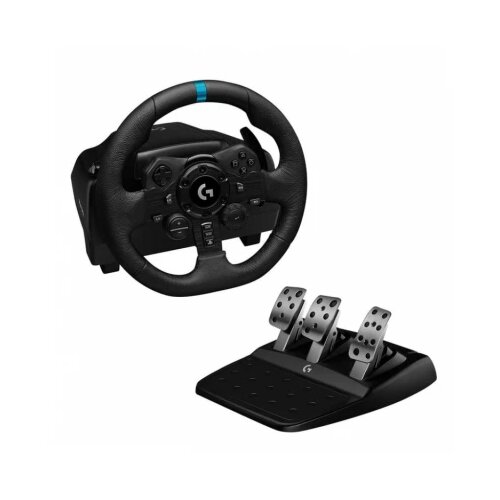 Logitech G923 Racing Wheel and Pedals - PC/PS - BLACK - USB Cene