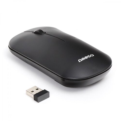 Omega brezžična optična mi&amp;scaron;ka 2,4GHz 1000DPI + USB nano receiver Slike