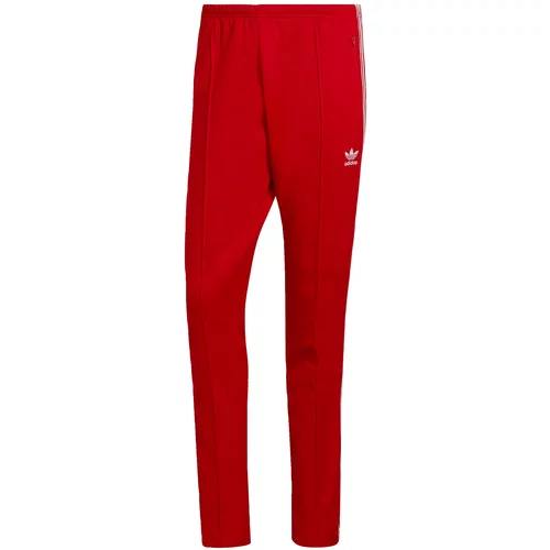 Adidas Sportske hlače 'Adicolor Classics Beckenbauer' crvena / bijela