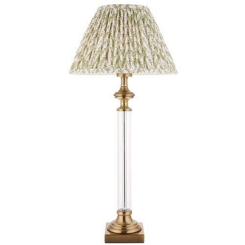  Endon 122515 - Stona lampa AVEBURY 1xE27/10W/230V mesing/zelena Slike