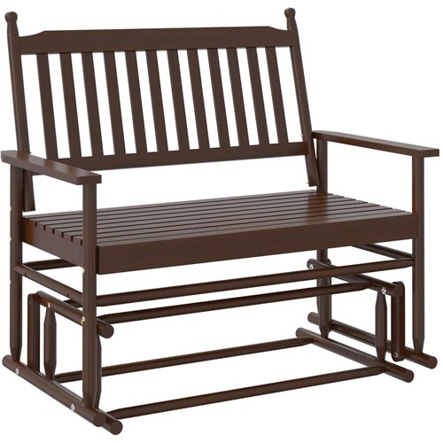 VidaXL drsna klop rjava 118x70x104,5 cm trdna topolovina, (21292996) Slike