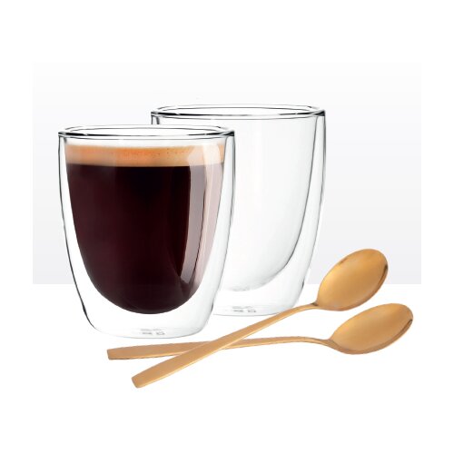 Altom design Termalne Ča&amp;scaron;e i Žličice za Kavu i Čaj Andrea 300 ml - Set Slike