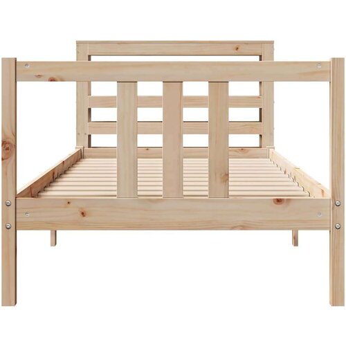 vidaXL Okvir kreveta s uzglavljem 90 x 190 cm od borovine Cene