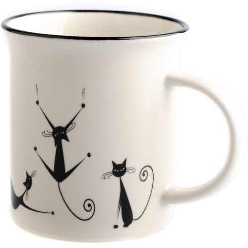 Dakls Porculanska &amp;scaron;alica Cats Nero, 310 ml Slike