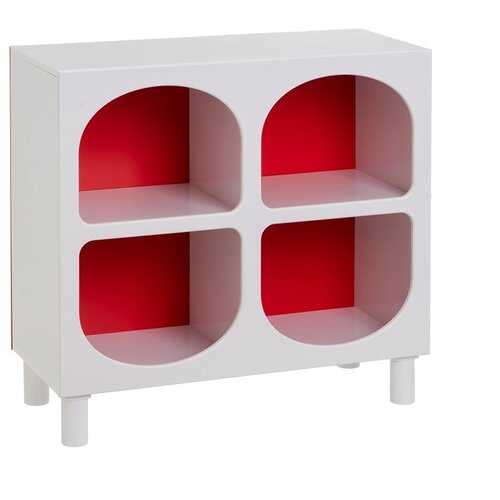 Casa Selección Crvena/bijela biblioteka 76x70 cm – Cijene