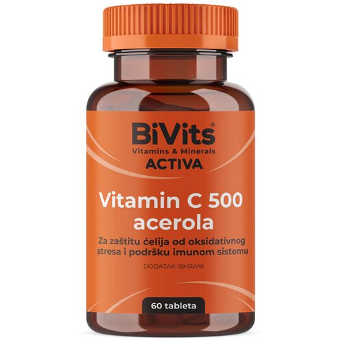 BiVits activa vitamin c 500 acerola 60 tableta Cene