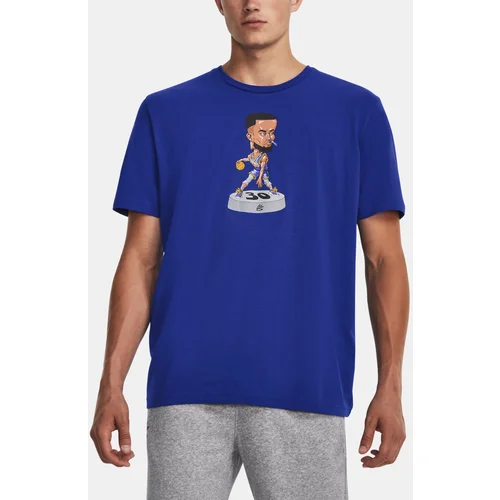 Under Armour T-Shirt UA CURRY BOBBLE HEAD SS-BLU - Men