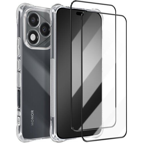 Avizar Za&scaron;čitni paket za Honor 400 Lite Protislovna lupina in 2 kaljena stekla, Prozorno, (5000014605) Cene