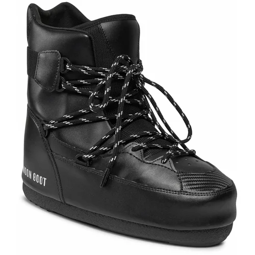 Moon Boot Škornji za sneg Sneaker Mid 14028200001 Black 001