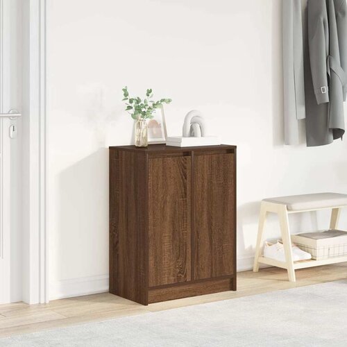vidaXL Ormarić za cipele boja hrasta 57x34x76 cm konstruirano drvo Cijene