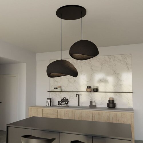 Opviq Wabi Sabi Grainbeams - Black Black Chandelier Slike