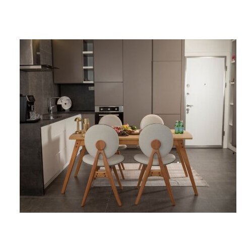 Hanah home Trpezarijski set Touch (4S), Hrast-bež Cijene