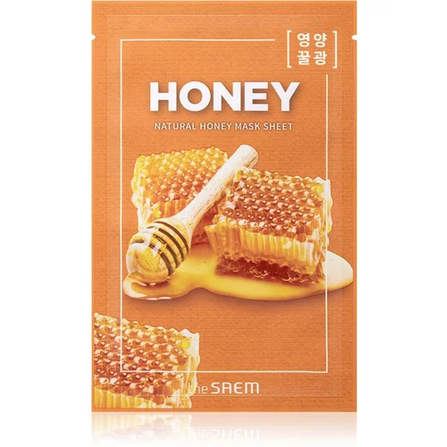 The Saem Natural Mask Sheet Honey Sheet maska s visoko hidratantnim i hranjivim učinkom 21 ml