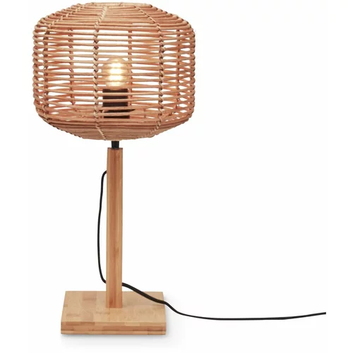 Good&Mojo Stolna lampa u prirodnoj boji sa sjenilom od ratana (visina 40 cm) Tanami –