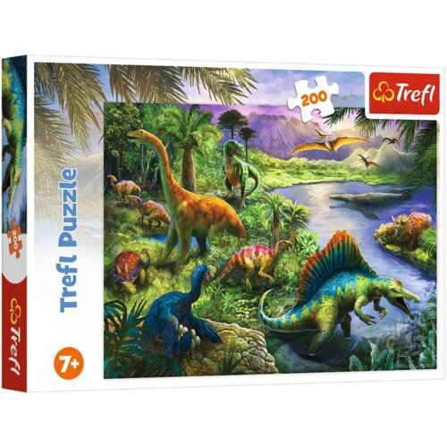 Puzzle 200 pcs. Predatory Dinosaurs Trefl 13281 Cijene