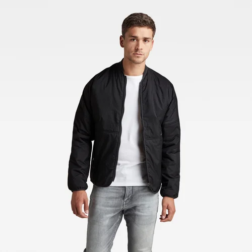 G-star Jacket - G-star RAW Lightly padded indoor jacket black