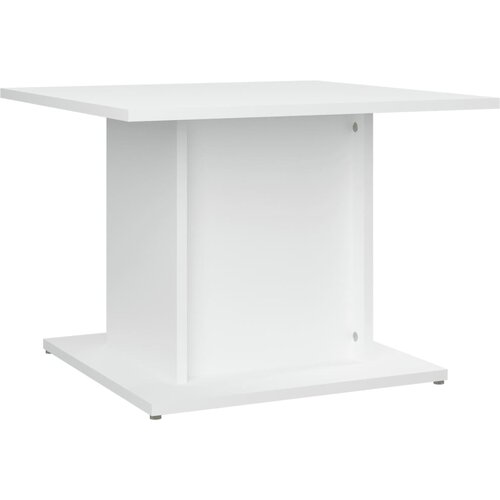 Maison Chic Klubska mizica - kavna mizica - Nizka mizica bela 55,5x55,5x40 cm iverna plošča, (21754105) Cene