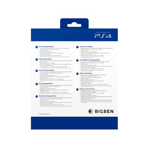 Bigben Interactive V3 Red gejmerske slu&amp;scaron;alice za PS4 Slike