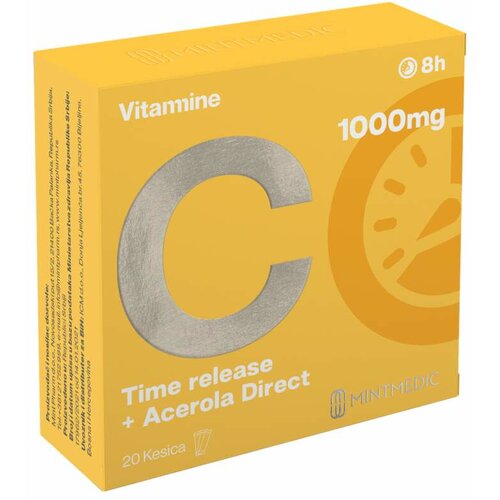 Mint Medic vitamin c direkt 1000mg+acerola 20 kesica Slike