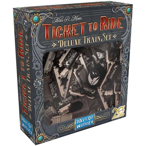 Days of Wonder Dru&amp;scaron;tvena igra Ticket To Ride Europe - 20th Anniversary Deluxe Train Set - Black Slike
