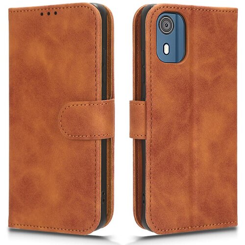 INORCO Za Nokia C02 Skin-touch PU usnjena torbica, stojalo za denarnico, zaščitni ovitek za telefon, (22035243) Cene