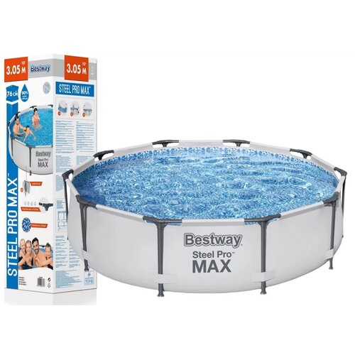 Lean_Toys Bazen z okvirjem 305 x 76 cm Bestway 56406 Slike