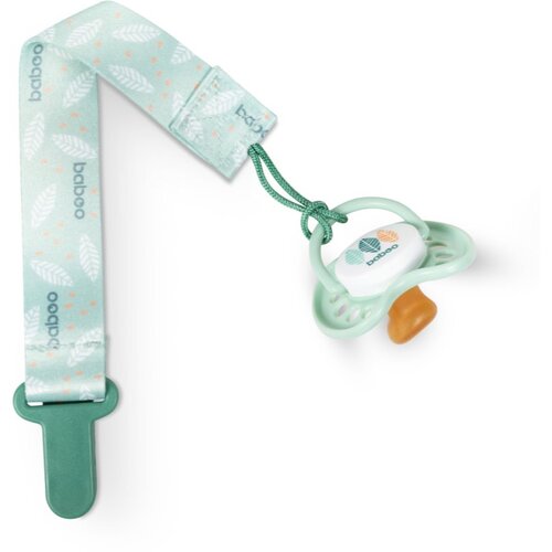 Baboo Textile Soother Holder držalo za dudo Peachy Keen 1 kos Slike