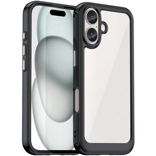HURTEL OVITEK OUTER SPACE CASE Z GEL OKVIROM ZA IPHONE 16 PLUS ČRN, (21899305) Cene
