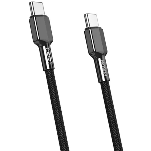 XO Kabel USB-C na USB-C NB183B 1m 60W črn, (20441960)