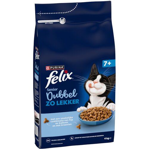 Felix Senior Doppelt lecker piletina i puretina - 2 x 4 kg Slike
