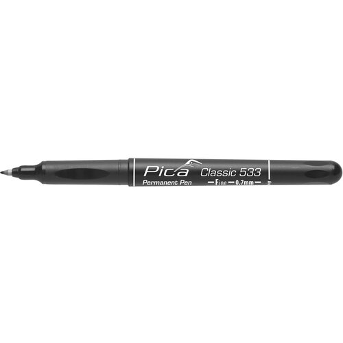 Pica - Marker Permanent-Pen, 0,7mm schwarz Slike