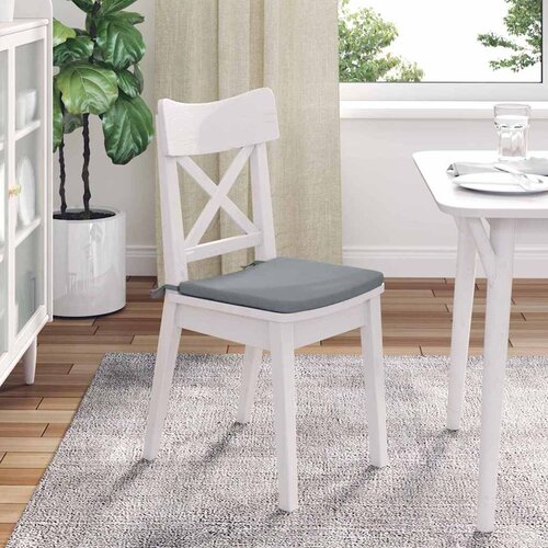  Jastučići za sjedenje 4 pcs Svijetlo siva 40 x 40 x 3 cm Slike