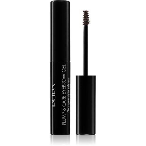 PUPA Milano Plump & Care Eyebrow Gel t&oacute;novac&iacute; gel na oboč&iacute; se s&eacute;rem odtenek 002 - Brown 3 ml Cene
