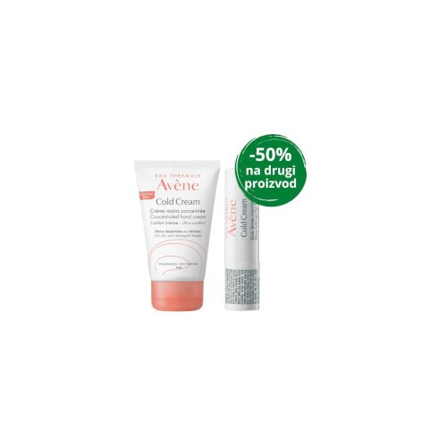 Avene Krema za ruke + Balzam za usne sa dodatkom Cold kreme Cijene