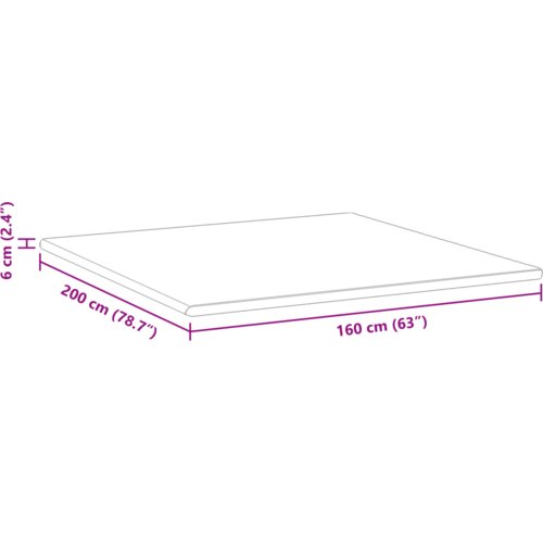 VidaXL Jastučići za madrace Ostalo Bijela i zelena 160 x 200 cm Slike