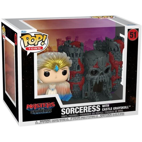 Funko Figura POP Town Masters of the Universe Sorceress with Castle Grayskull Live Action Slike