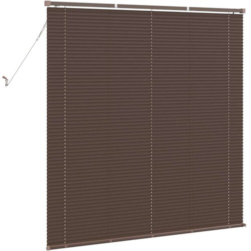  Venecijanska roleta Tamno smeđa s uzorkom 150 x 140 cm PVC - Tamno smeđa 140 x 150 cm Slike