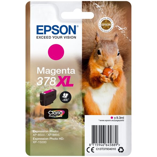 Epson ink cartridge magenta Claria Photo HD 378 XL T 3793 Cene