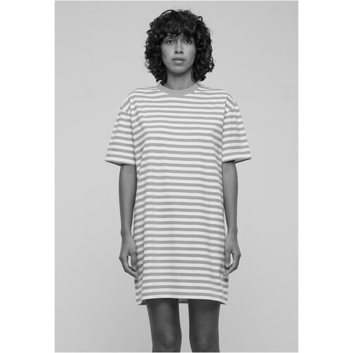 Urban Classics Women&amp;#039;s striped dress oversized white/magicmango Slike