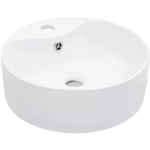  Umivaonik sa zaštitom od prelijevanja 36x13 cm keramički bijeli