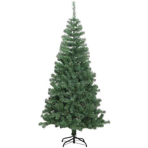  Božićno drvce s 300 LED svjetlima s stalakom Zelena 240 cm PVC Slike